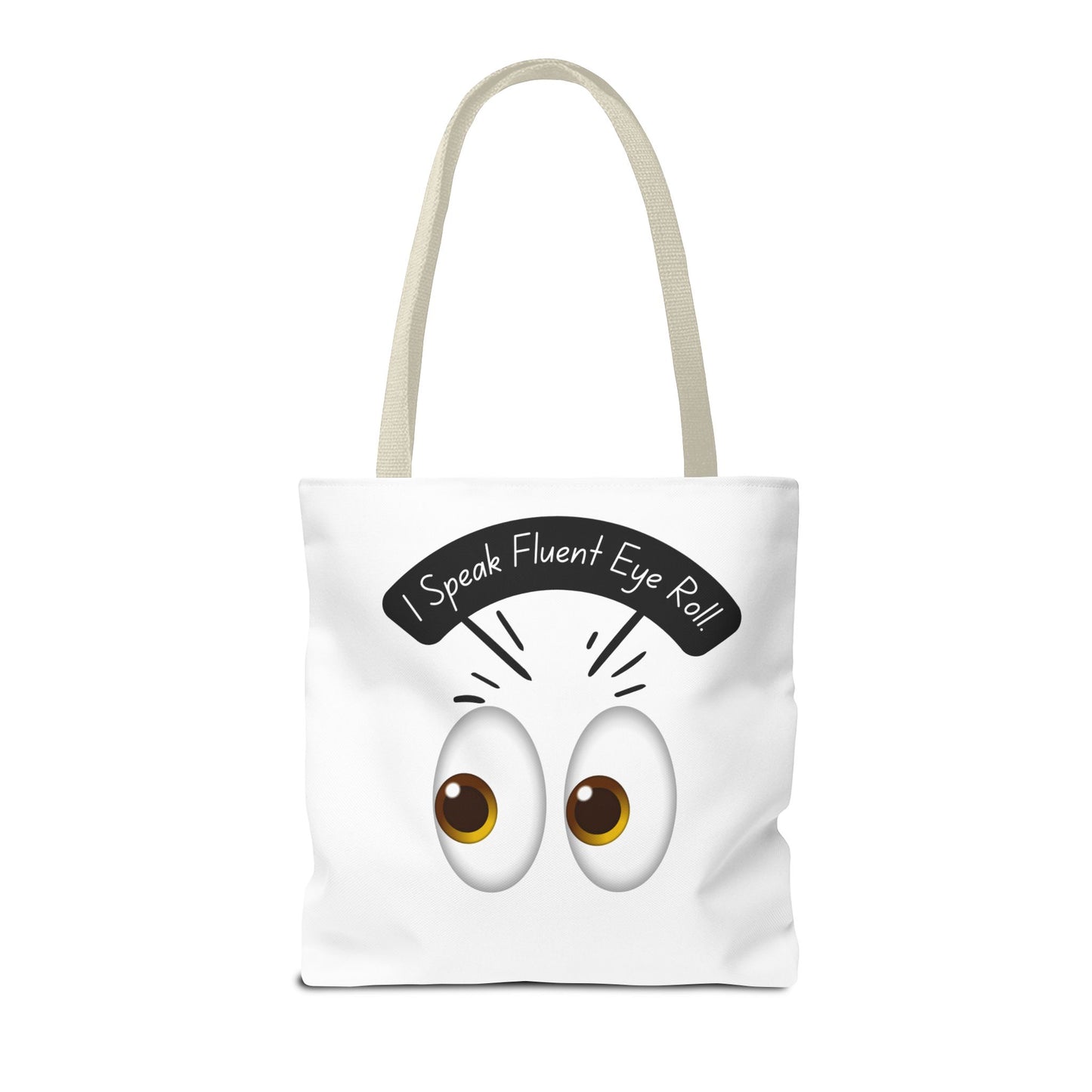 Funny Eye Roll Tote Bag