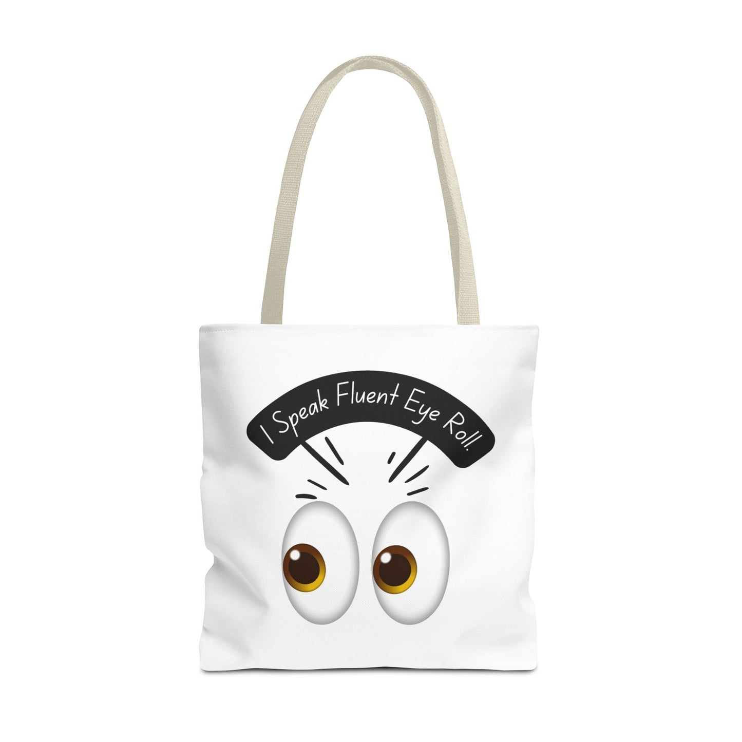 Funny Eye Roll Tote Bag