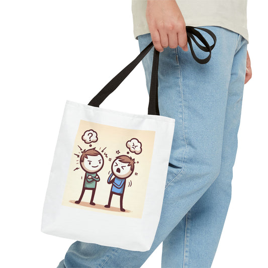 Funny Conflict Tote Bag