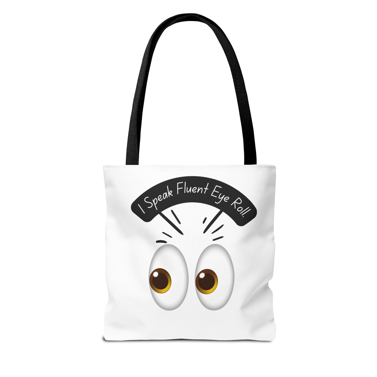 Funny Eye Roll Tote Bag