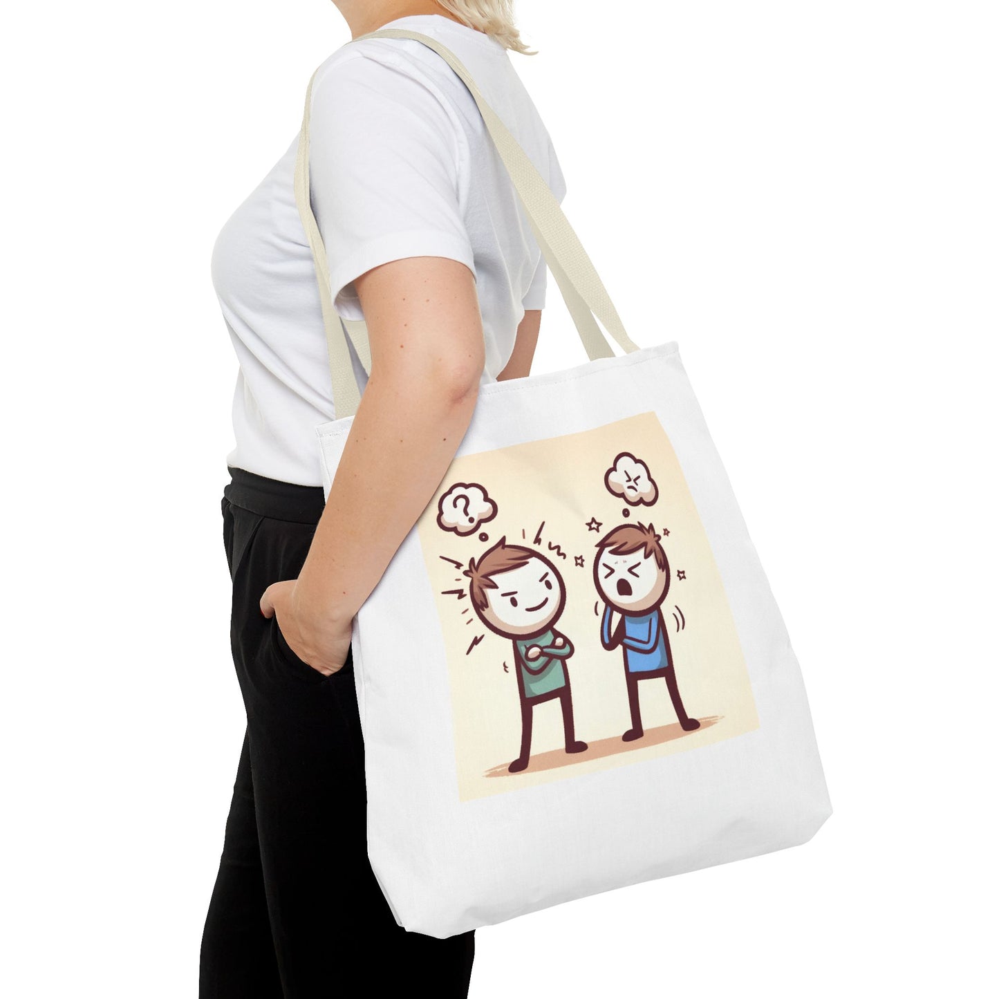Funny Conflict Tote Bag