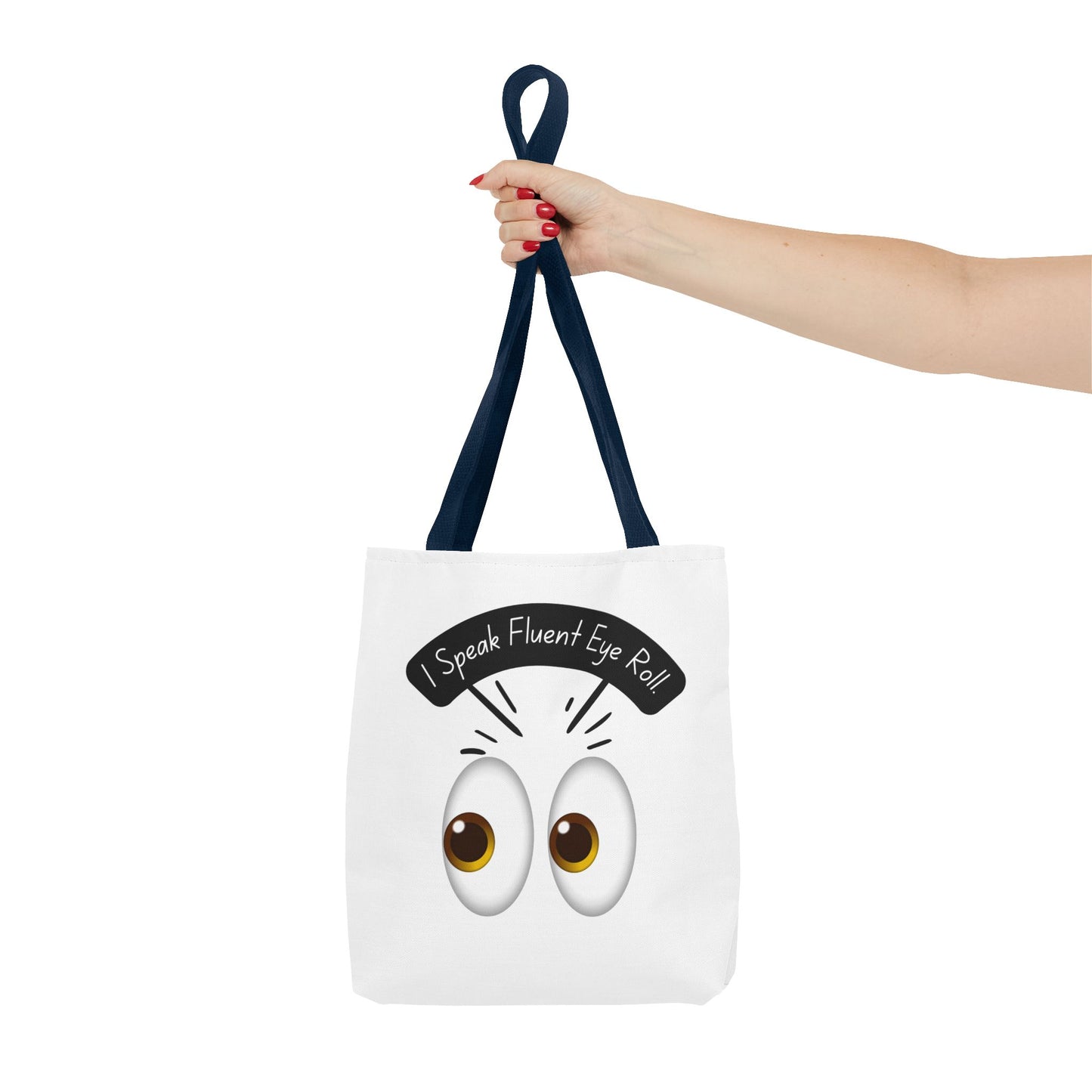 Funny Eye Roll Tote Bag