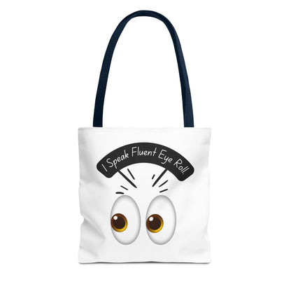 Funny Eye Roll Tote Bag
