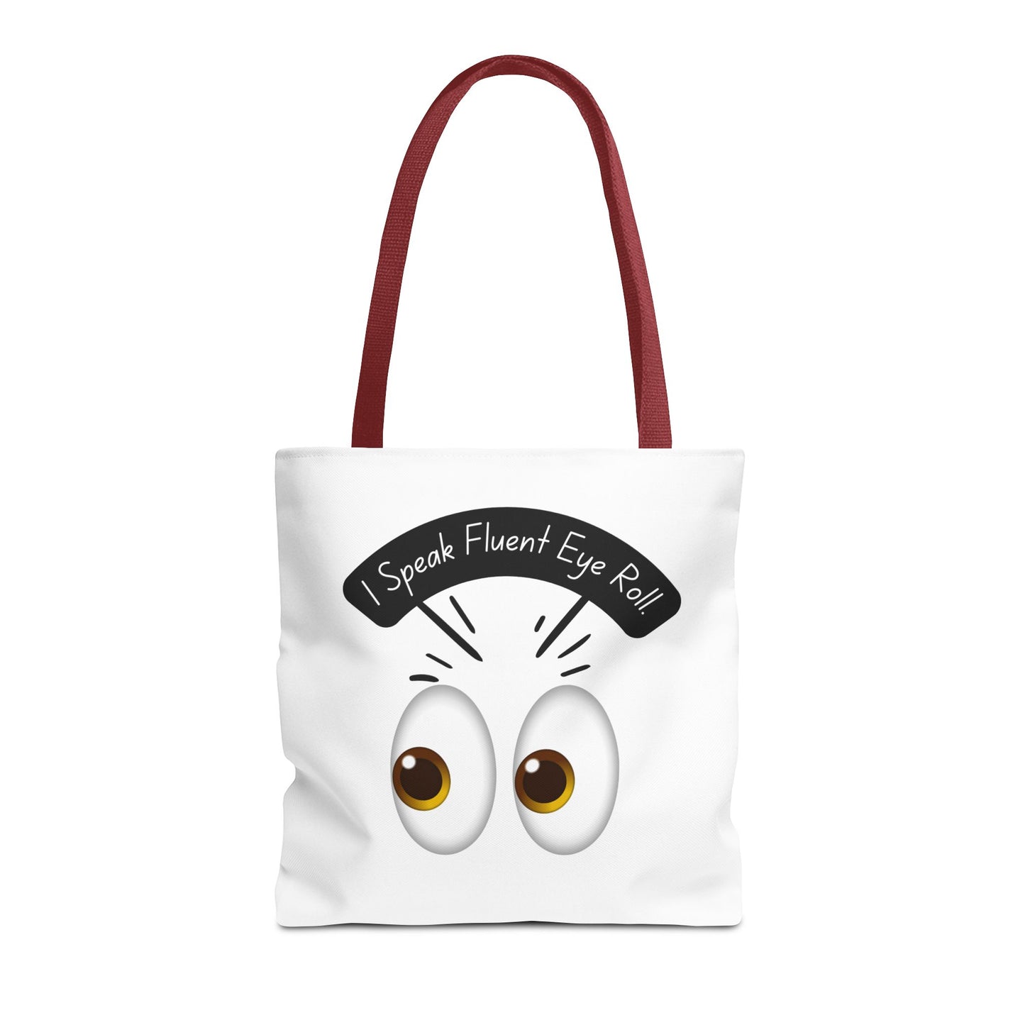 Funny Eye Roll Tote Bag