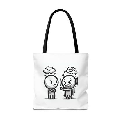 Funny Conflict Tote Bag