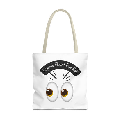 Funny Eye Roll Tote Bag