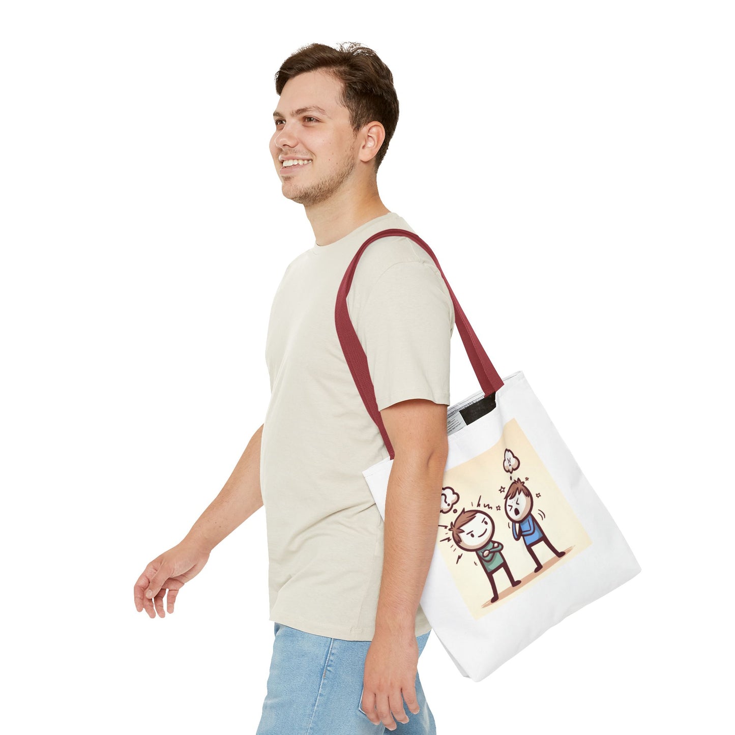 Funny Conflict Tote Bag