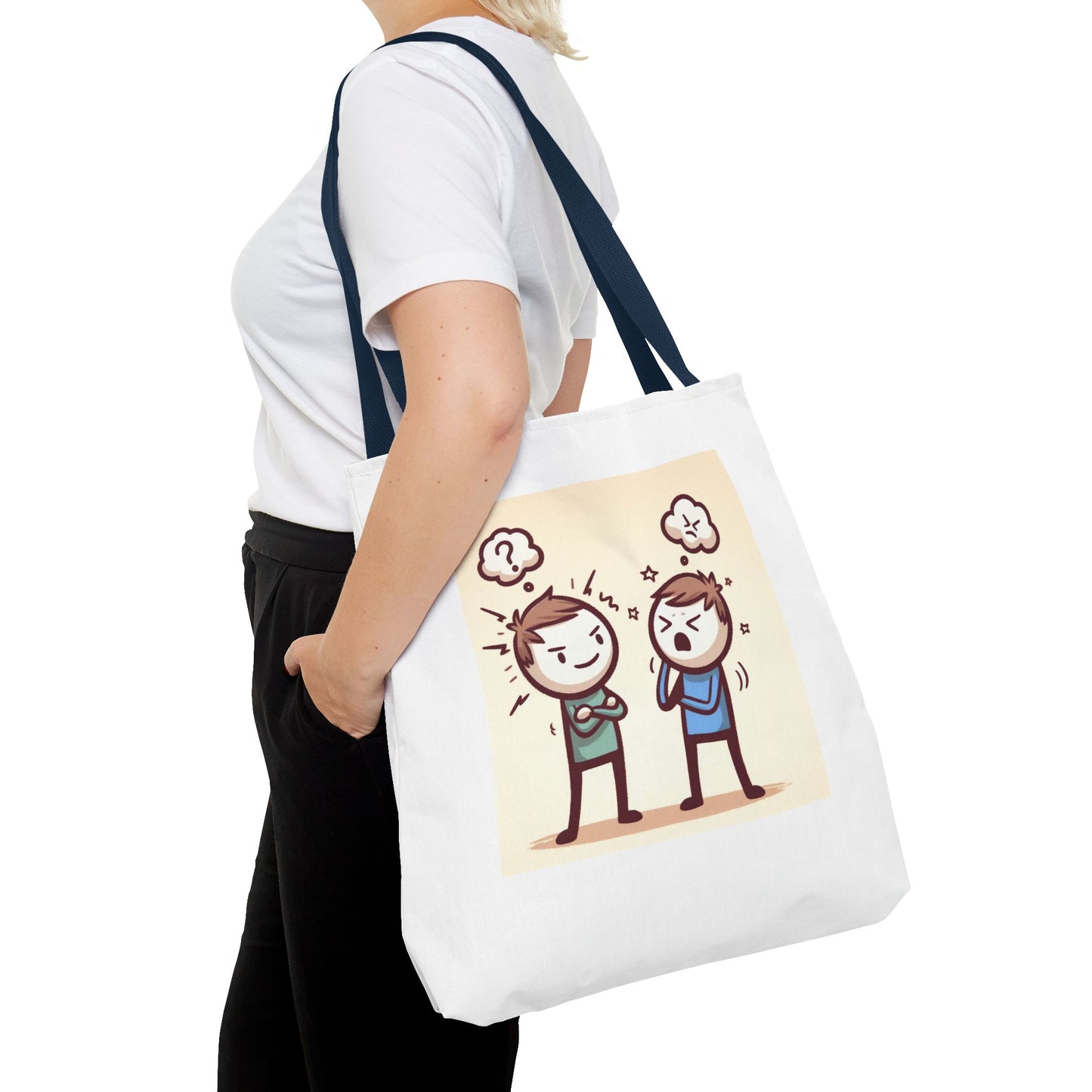 Funny Conflict Tote Bag