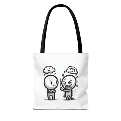 Funny Conflict Tote Bag