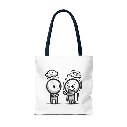 Funny Conflict Tote Bag