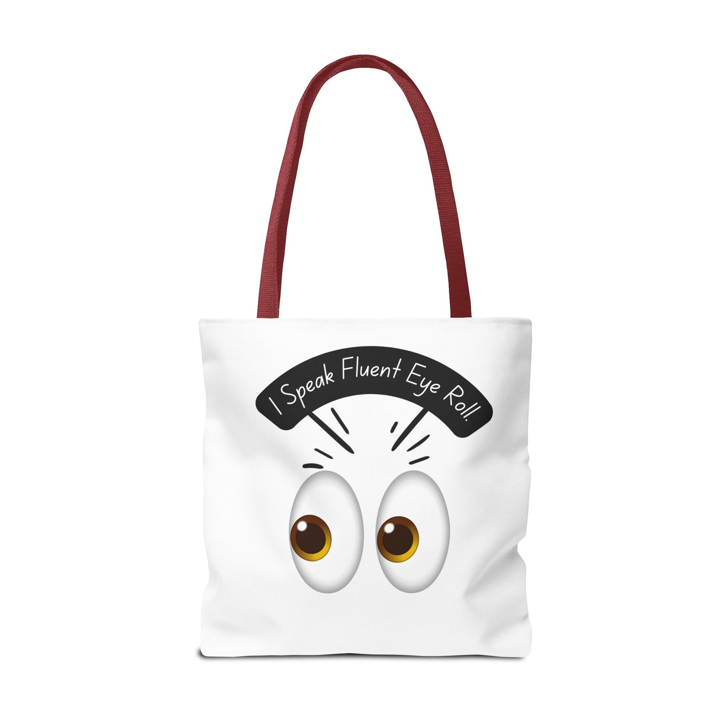 Funny Eye Roll Tote Bag