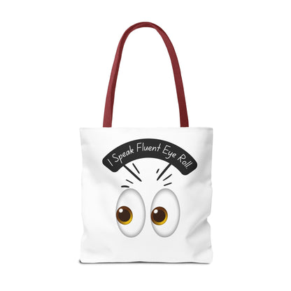 Funny Eye Roll Tote Bag