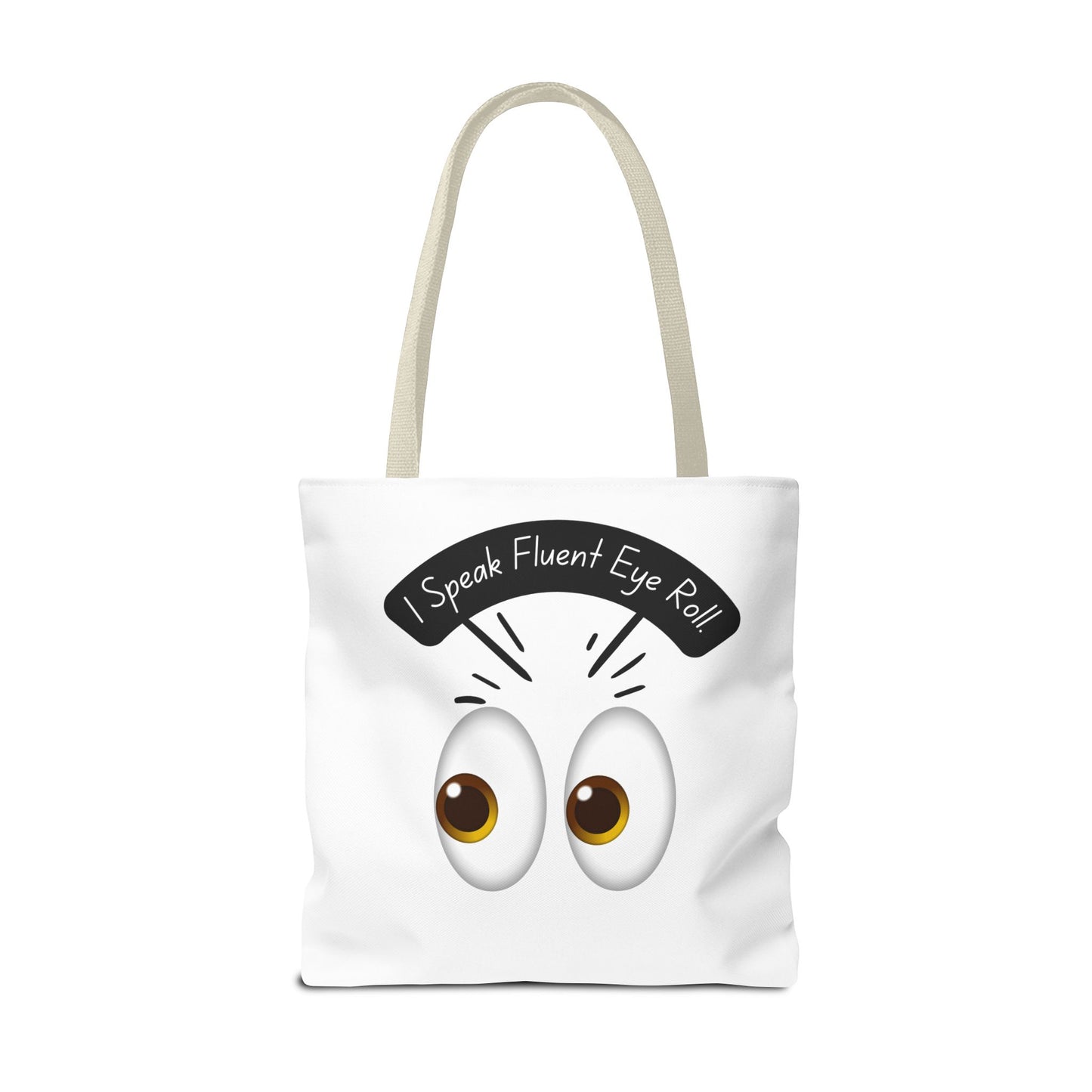 Funny Eye Roll Tote Bag