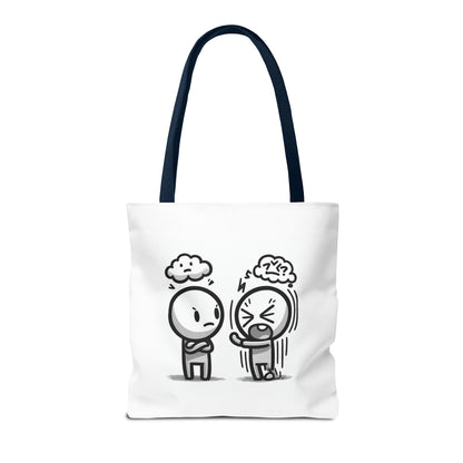 Funny Conflict Tote Bag