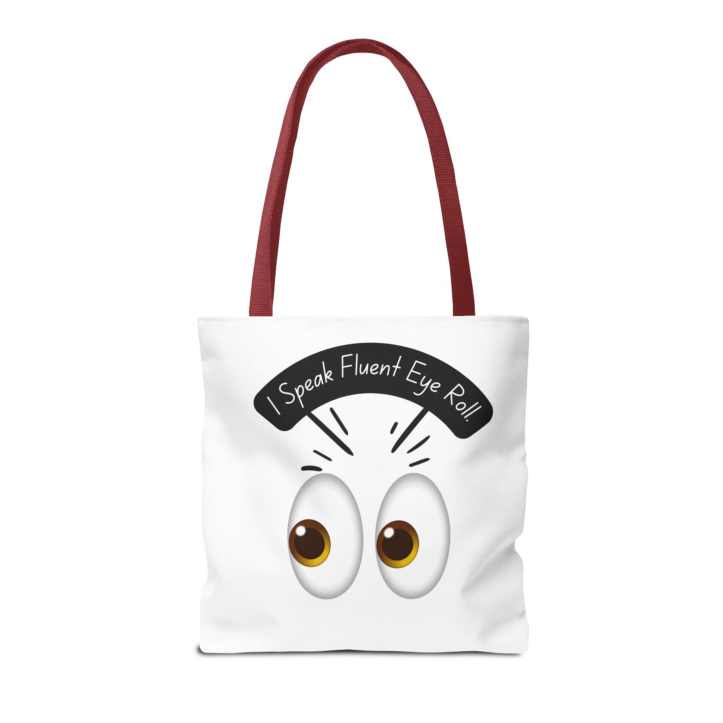 Funny Eye Roll Tote Bag