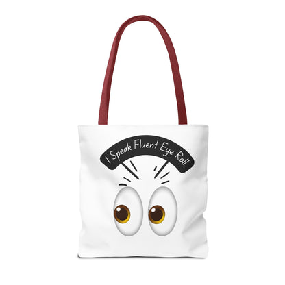 Funny Eye Roll Tote Bag
