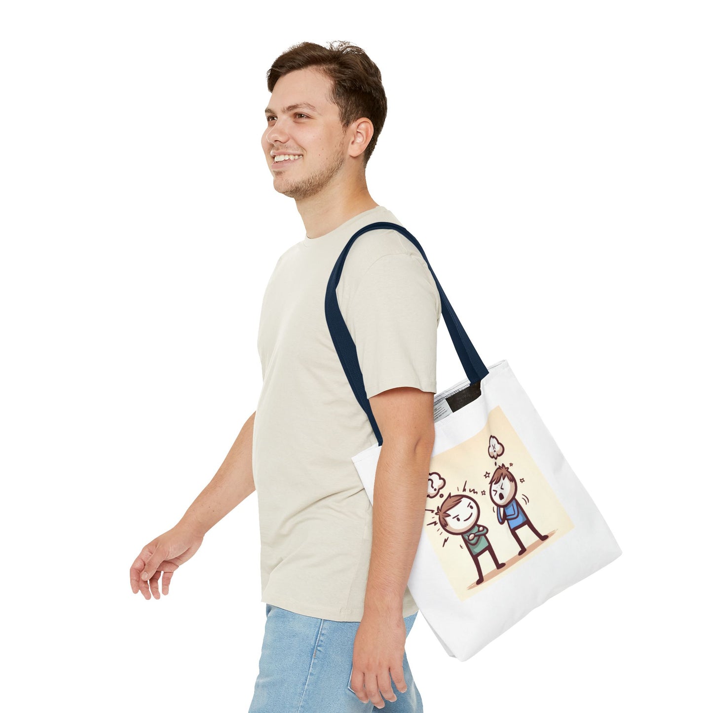 Funny Conflict Tote Bag