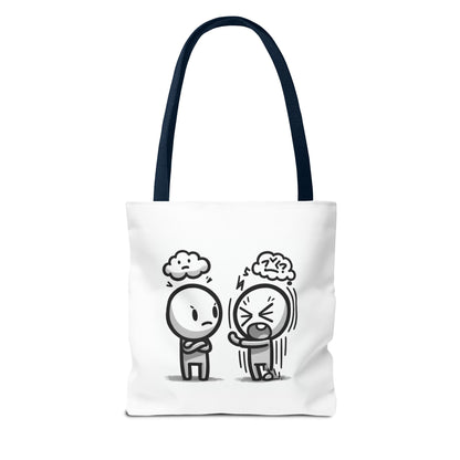 Funny Conflict Tote Bag