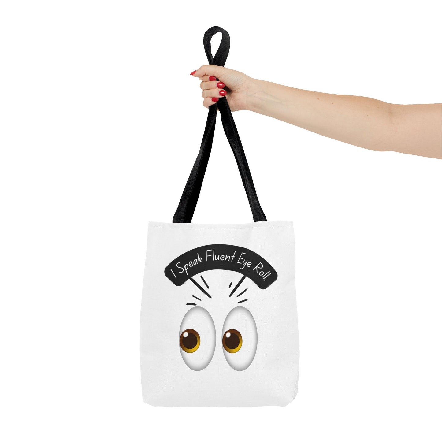 Funny Eye Roll Tote Bag