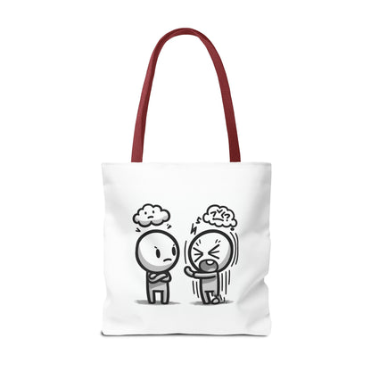Funny Conflict Tote Bag