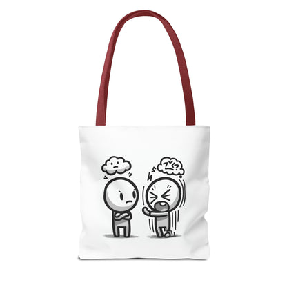 Funny Conflict Tote Bag