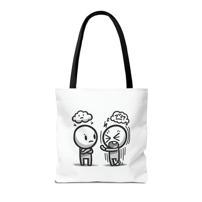 Funny Conflict Tote Bag
