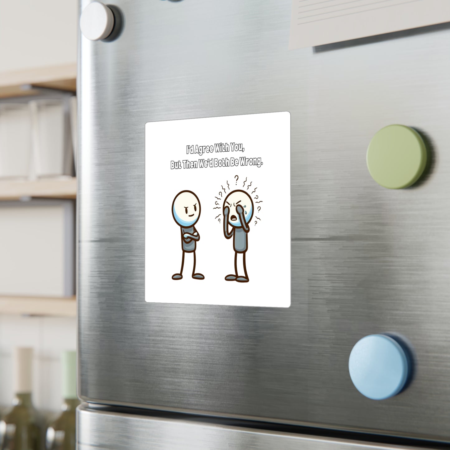 Witty Kiss-Cut Vinyl Decals Stickers