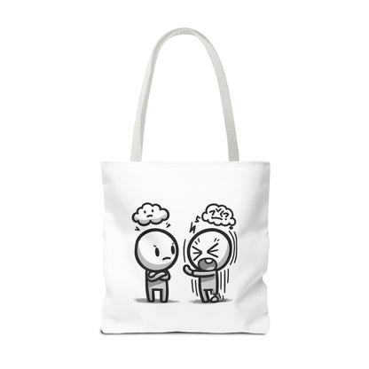 Funny Conflict Tote Bag