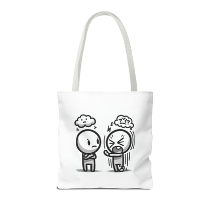 Funny Conflict Tote Bag