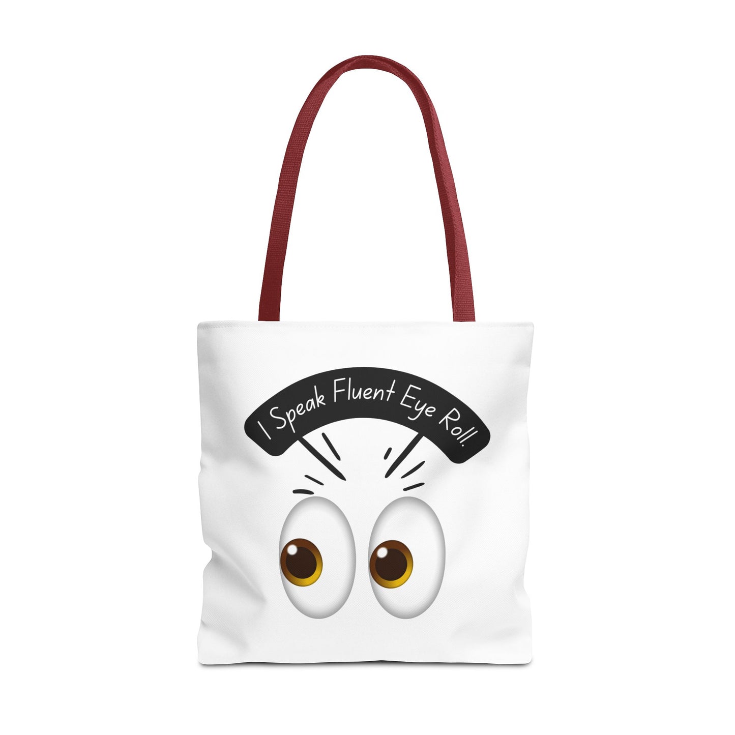 Funny Eye Roll Tote Bag