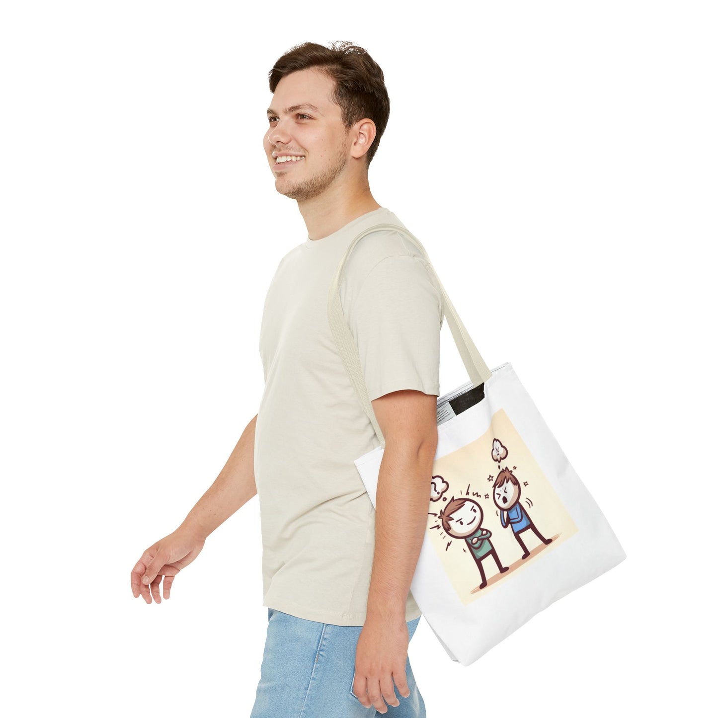 Funny Conflict Tote Bag