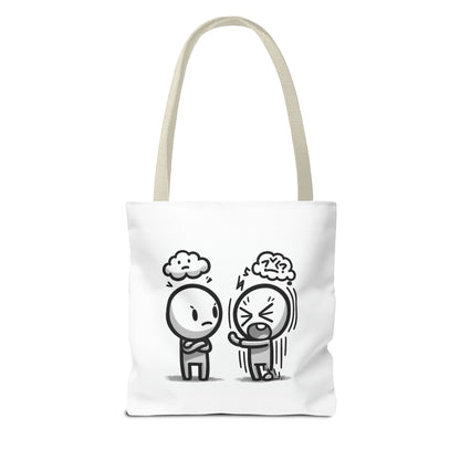 Funny Conflict Tote Bag