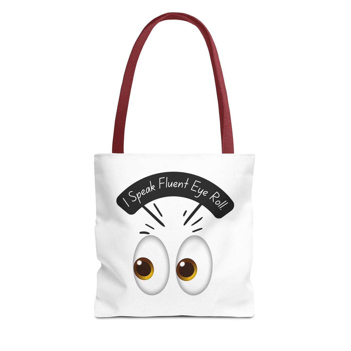 Funny Eye Roll Tote Bag