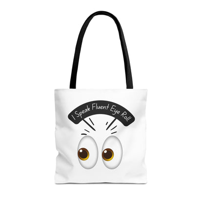 Funny Eye Roll Tote Bag