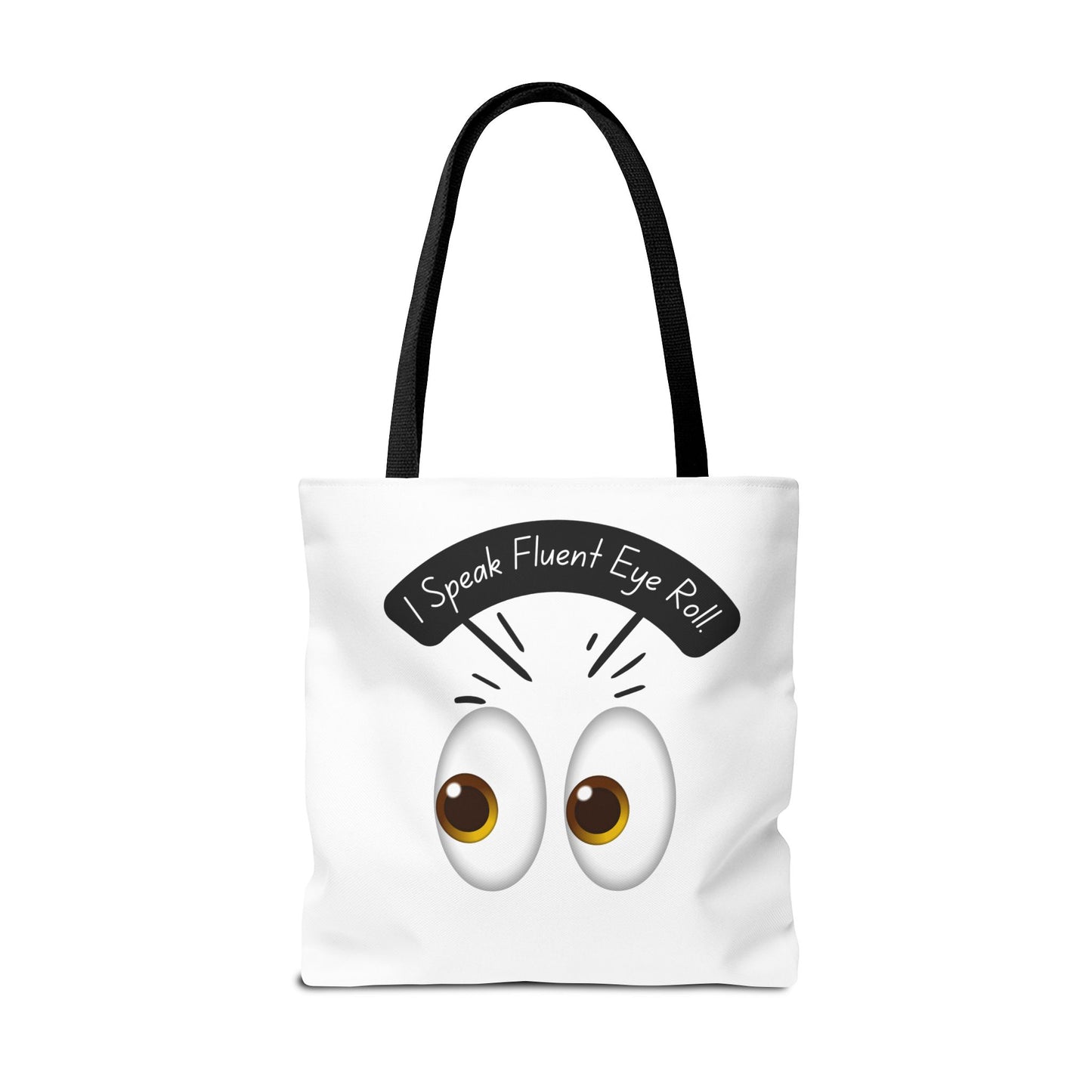 Funny Eye Roll Tote Bag