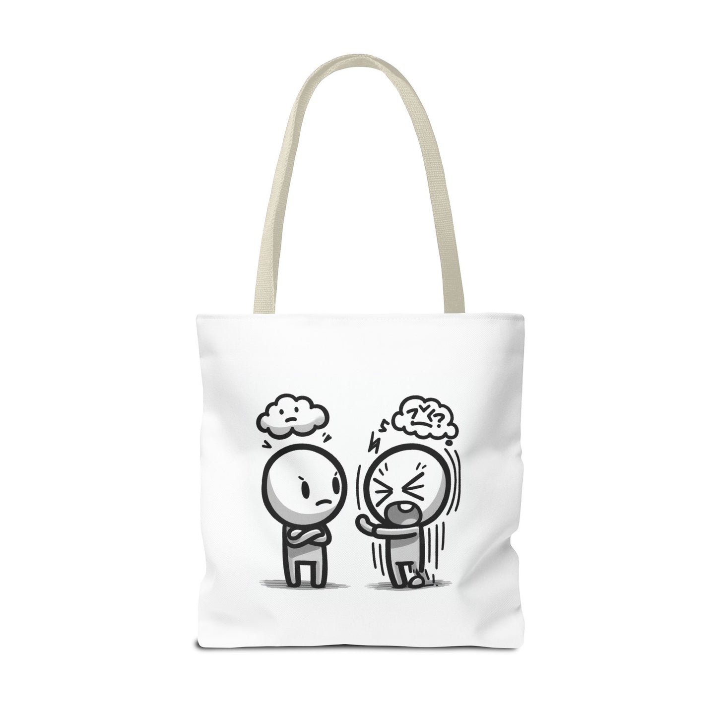 Funny Conflict Tote Bag